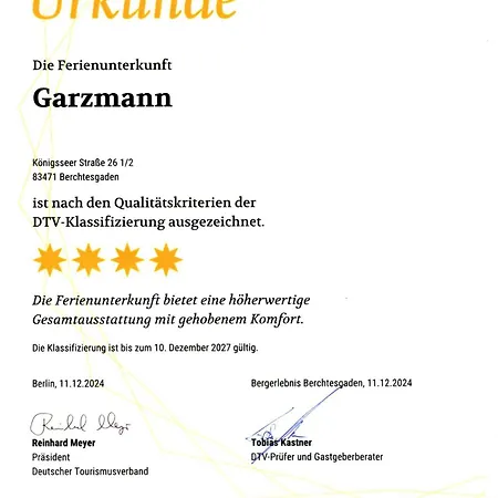 Apartamento Garzmann Berchtesgaden